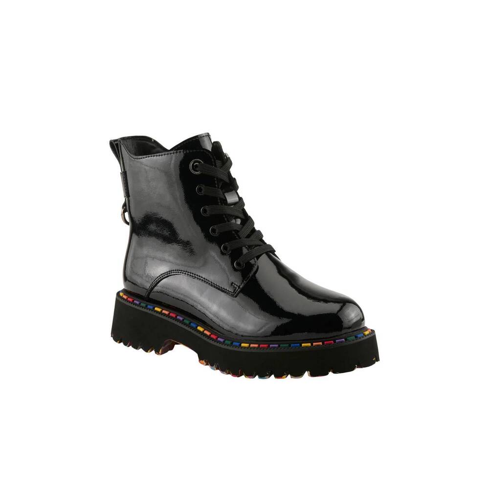 NEW SPRING STEP SHOES women's mistique bootie in black patent